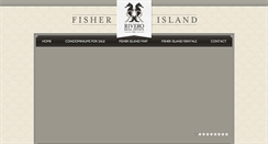 Desktop Screenshot of fisherislandpropertysales.com